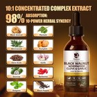 Parasite Cleanse Tincture extract-wormwood black Walnut Hull  Clove best Quality
