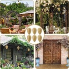6 Pack Wasp Nest Decoy Outdoor Hanging Fake Bees Hornet Nest Traps