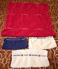 Set Of 4 Vintage Tommy Hilfiger W logo Bath Hand Wash Towels 100  Cotton  read 