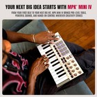 Akai Professional Mpk Mini Iv Usb-c Midi Keyboard Controller For Grey