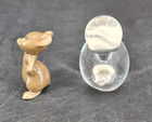 Vtg Hagen Renaker Miniature Big Brother Mouse Ceramic   Glass Bird