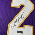 Kobe Bryant Signed Autographed Framed Lakers Jersey  24 Purple 34   x42    W coa