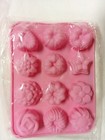 Lot Of  9  Saponify Silicone 12 Cavity Soap Molds - Floral   Flowers New 