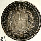 1848 Sardinia 5 Lire  w43