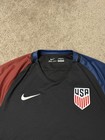 Mens Jersey Nike Dri-fit 2016 Team Usa World Cup Soccer Shirt Black Size L