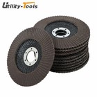 10 Pack 120 Grit Premium Zirconia Flap Disc Sanding Grinding 4-1 2in    7 8in