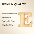 2-inch Decorative Wooden Letter E - Alphabet Letters For Diy Wall Signs  Tabl   