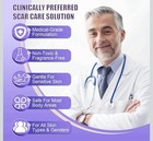 Advanced Silicone Scar Gel Cream  For Surgical Scars  Stretch Marks  Acne