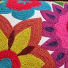 Pier One Imports Embroidered Floral Pillow Throw 12x20