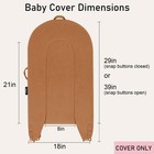 Corduroy Replacement Cover Fits Dockatot Deluxe   Spare Cover  Cover Only Brown