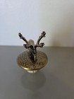 Caribou Crossing Whiskey Gold Metal Bottle Stoppe