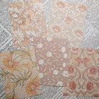 Card Making Kit  autumn Floral  Paper   Embellishments To Make 5 Cards