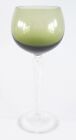 Artland Braid Set Of 6 Wine Glasses  Amber   Green Bowls