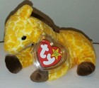 Ty Beanie Baby - Twigs The Giraffe  7 Inch  New Mwmts Stuffed Animal Toy