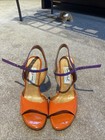 Women   s Comme Il Faut Tango Shoes Heels All Leather Size 7 Made In Buenos Aires