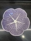 One Vintage Bordallo Pinheiro Purple Cabbage Leaf Bowl Portugal 4 5  5 Available