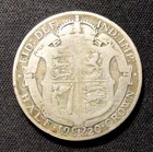 1920 British Silver  Half Crown  Enn Coins