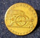 War Of 1812   Pre Civil War Massachusetts Artillery Button Albert  Ms-18-a1