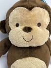 Nwt Carters Child Of Mine Walmart Plush Brown Monkey Musical Baby Crib Pull Toy