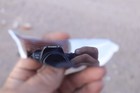 Gebel Kamil  Meteorite Polished End Cut   Weight 242 8  Grams 4 5 Inch