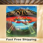 Boston Don t Look Back 4 x4  Banner Album Cover Art Fabric Poster Flag Tapestry