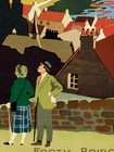 London Railway British Classic 1920s Vintage Travel Poster Forth Bridge - 16x24