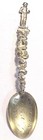 Denver  Colorado Souvenir Mining Sterling Silver Spoon