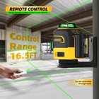 Laser Level With Tripod  Laser Level 3x360   Self Leveling 12 Green Line  Rech   