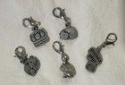 Guinea Pig Lobster Clasp Silver Charm Backpack Phone Piggy Butts Drive Me Nuts 