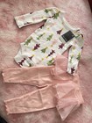 Baby Girls Set 2 Pieces 6 Months  New With Tags 