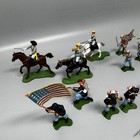 Britains Swoppet Civil War Confederate   Union Soldiers Vintage 60s Lot Of 14