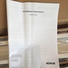 Kohler 2 5  Adjustable Linear Drain Grate Rectangular 80646-na