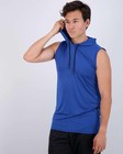 3 Pack  Men   s Dry Fit Moisture Wicking Hooded Tank Top Active Athletic Hoodie   