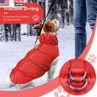 Winter Warm Dog Jacket For Small Medium Dogs Cat Cold Weather Coats With Harness