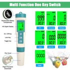 7 In 1 Digital Lcd Ph tds ec orp temp sg salinity Water Quality Tester Meter Pen
