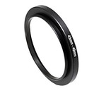  2 Pcs   43-49mm 43mm To 49mm Alumnium Metal Step Up Lens Filter Ring Adapter