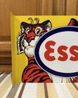 Esso Flange Sign Tiger Gas Oil Garage Double Sided Vintage Style Wall Decor