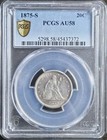 1875 S Twenty Cent Silver 20c Pcgs Au58 About Uncirculated Almost Ms Bu Us Type