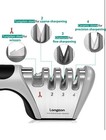 Longzon 4-in-1 Knife Sharpener  4 Stage  With A Pair Of Cut-