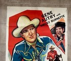 Back In The Saddle Original 3 Sheet Movie Poster  41  X 81   Gene Autry