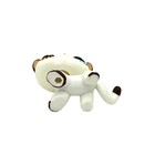 Littlest Pet Shop Custom Ooak Lps Brown  Blue Eyes White Cat Hand Painted Figure