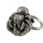 Jumping Spider Phiddipus Audax Anatomy Locket Keychain