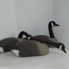 Lot Of 3 Flambeau Large 27  Canada Goose Field Decoy Body Shell Easy Storage
