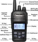 Kg-905g Plus Professional Gmrs Two Way Radio With Usb-c Charging   Bluetooth