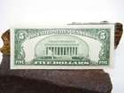 1934 D  5 Silver Certificate Blue Seal Crisp Almost Uncirculated