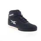 Reebok Boxing Mid Mens Black Synthetic Lace Up Athletic Boxing Shoes