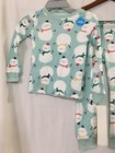 Nwt Carter s Blue Snowman Pajamas Set Toddler Baby Cotton Christmas Many Sizes