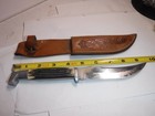 Vintage Queen Steel  77 Hunting Knife   Sheath