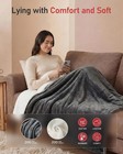 Heated Electric Blanket Full Size 50   x60    Flannel 10 Levels Over-heat Protection
