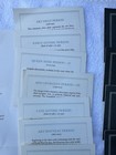 Antique English Sterling Silver Miniature Plate Collection Franklin Mint 1982